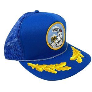 Alaska Sumbitchen Weather Bear Blue Mesh Snapback Trucker Hat‎ Cap